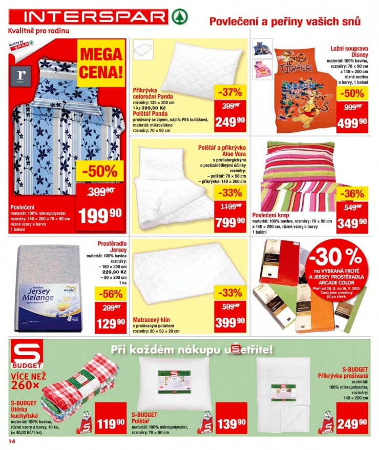 leták Interspar Akční nabídka od 28.8.2013 strana 1 leták Interspar Akční nabídka od 28.8.2013 strana 1