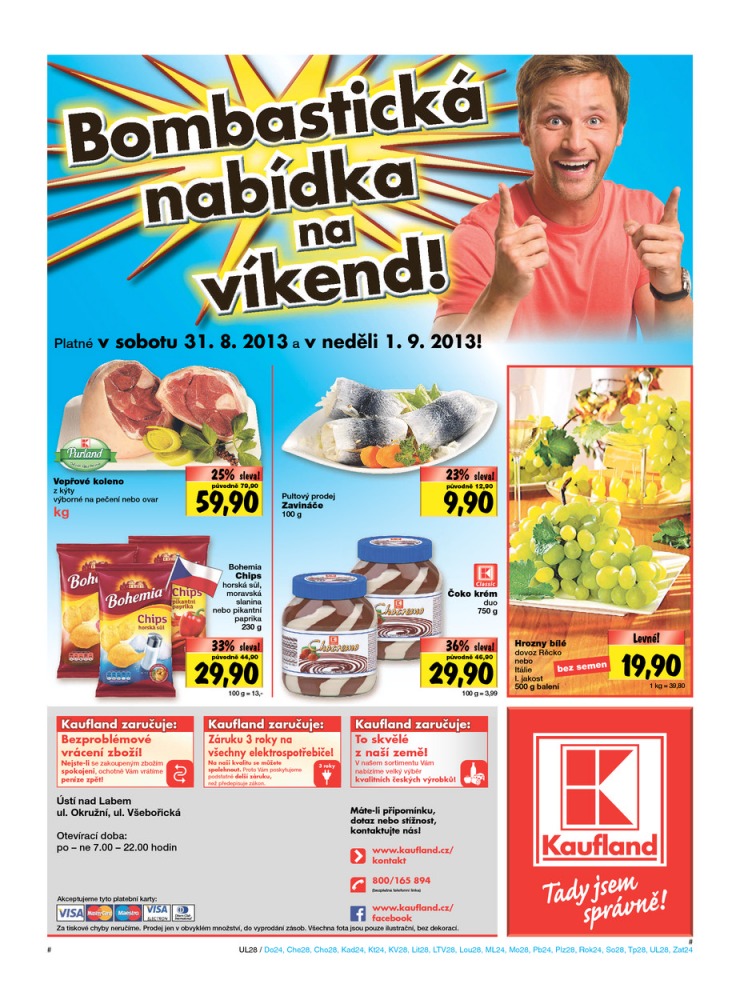 leták Kaufland Aktuální nabídka od 29.8.2013 strana 1 leták Kaufland Aktuální nabídka od 29.8.2013 strana 1