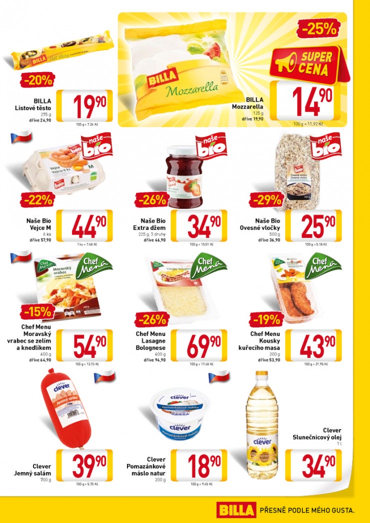 let�k Billa velk� od 28.8.2013 strana 1