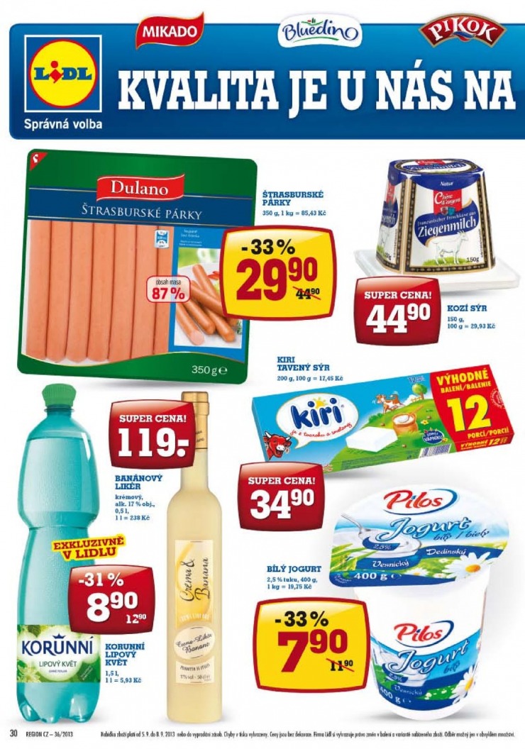 let�k Lidl Ak�n� nab�dka od 2.9.2013 strana 1