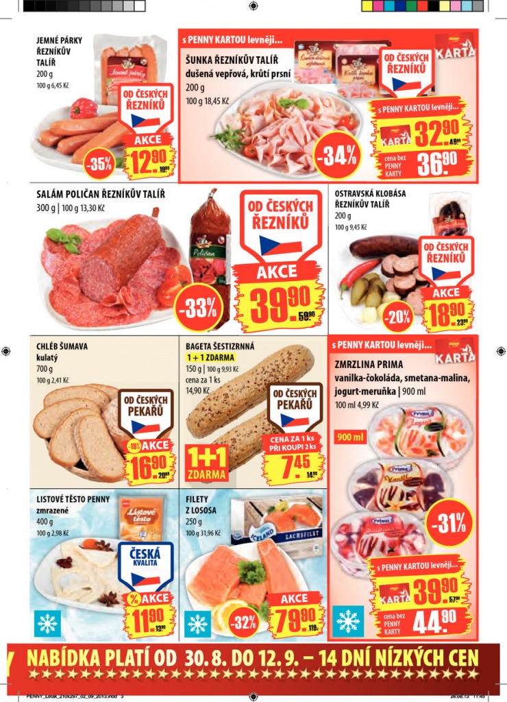 let�k Penny Aktu�ln� nab�dka od 2.9.2013 strana 1