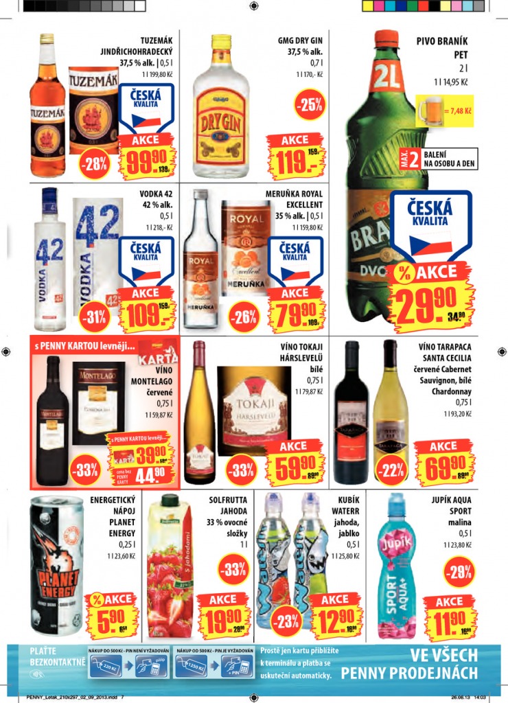 let�k Penny Aktu�ln� nab�dka od 2.9.2013 strana 1