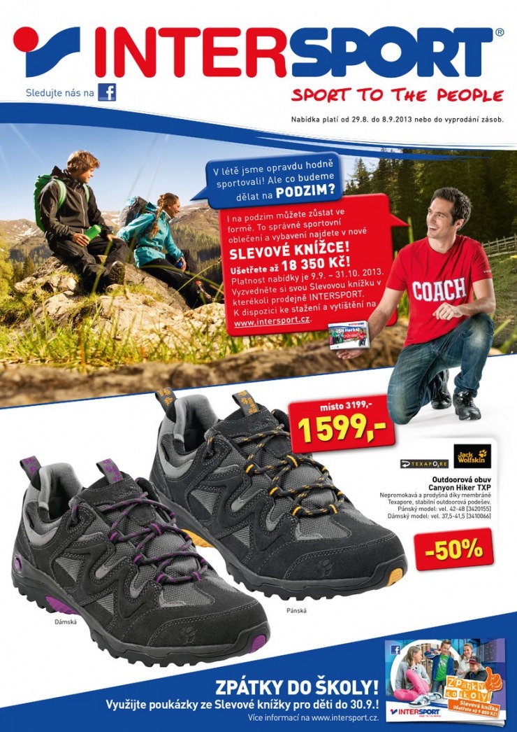 letk Intersport Aktuln letk od 29.8.2013 strana 1