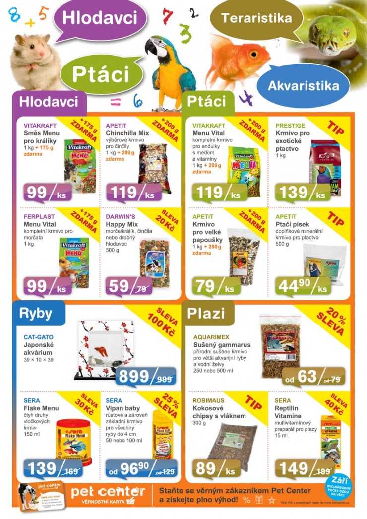 let�k Pet Center Ak�n� let�k od 1.9.2013 strana 1