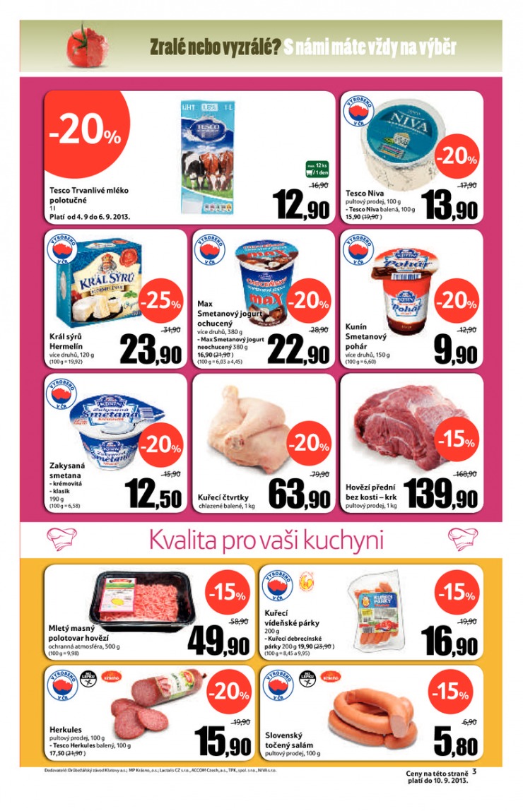 leták Tesco malé hypermarkety od 4.9.2013 strana 1 leták Tesco malé hypermarkety od 4.9.2013 strana 1