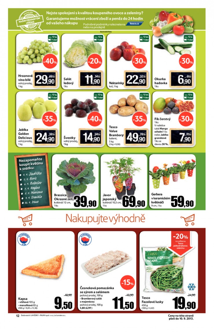 leták Tesco malé hypermarkety od 4.9.2013 strana 1 leták Tesco malé hypermarkety od 4.9.2013 strana 1