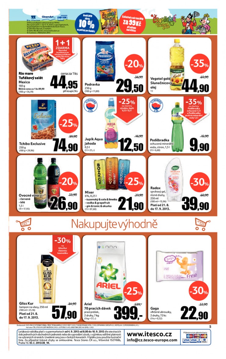 leták Tesco supermarkety od 4.9.2013 strana 1 leták Tesco supermarkety od 4.9.2013 strana 1