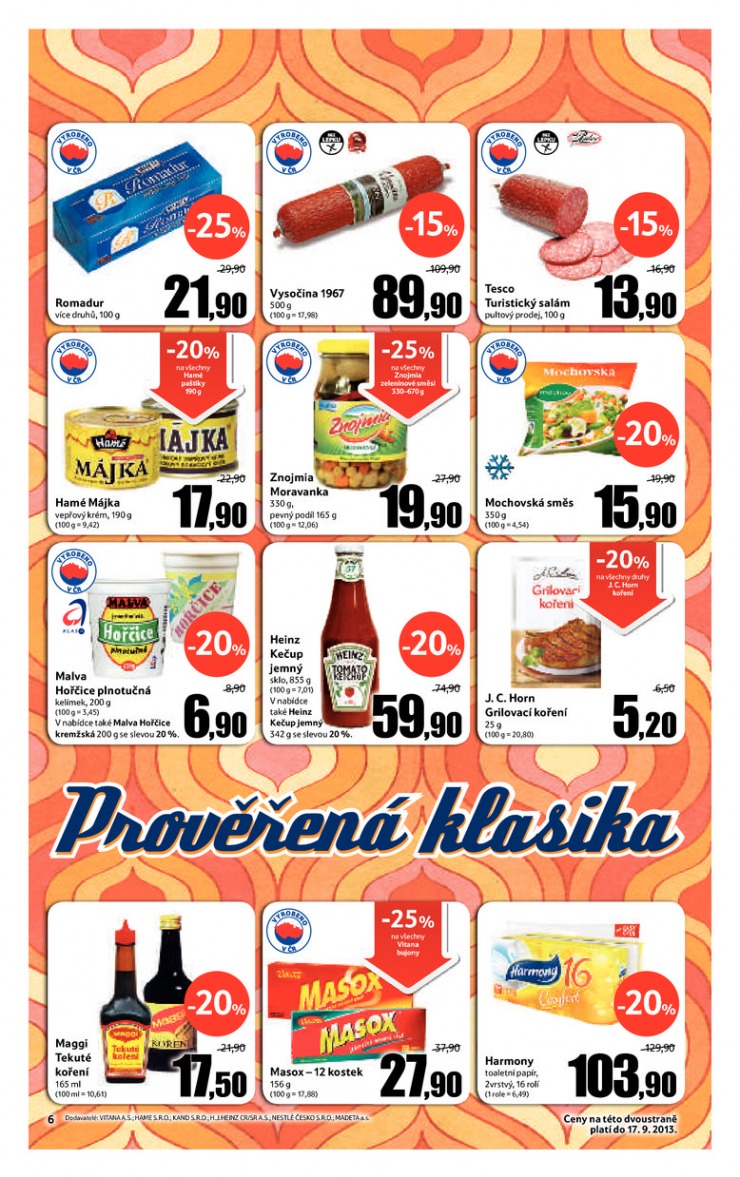 leták Tesco velké hypermarkety od 4.9.2013 strana 1 leták Tesco velké hypermarkety od 4.9.2013 strana 1