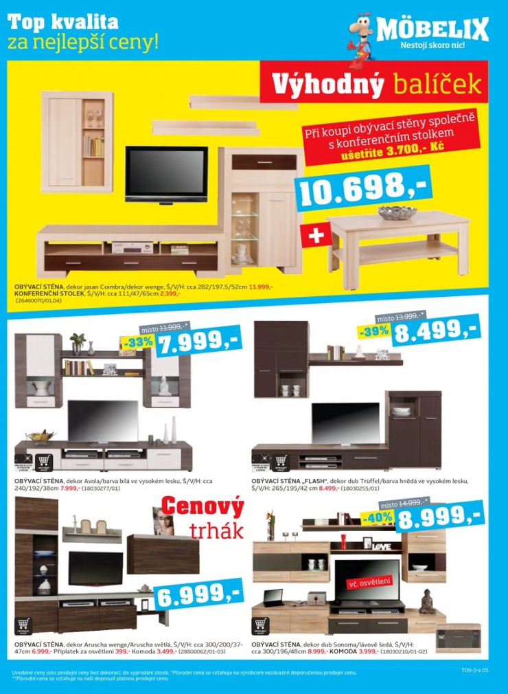 leták Mobelix Aktuální prospekt od 2.9.2013 strana 1 leták Mobelix Aktuální prospekt od 2.9.2013 strana 1