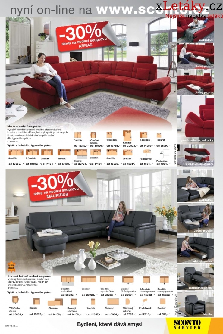 leták Sconto nábytek leták strana 1 leták Sconto nábytek leták strana 1