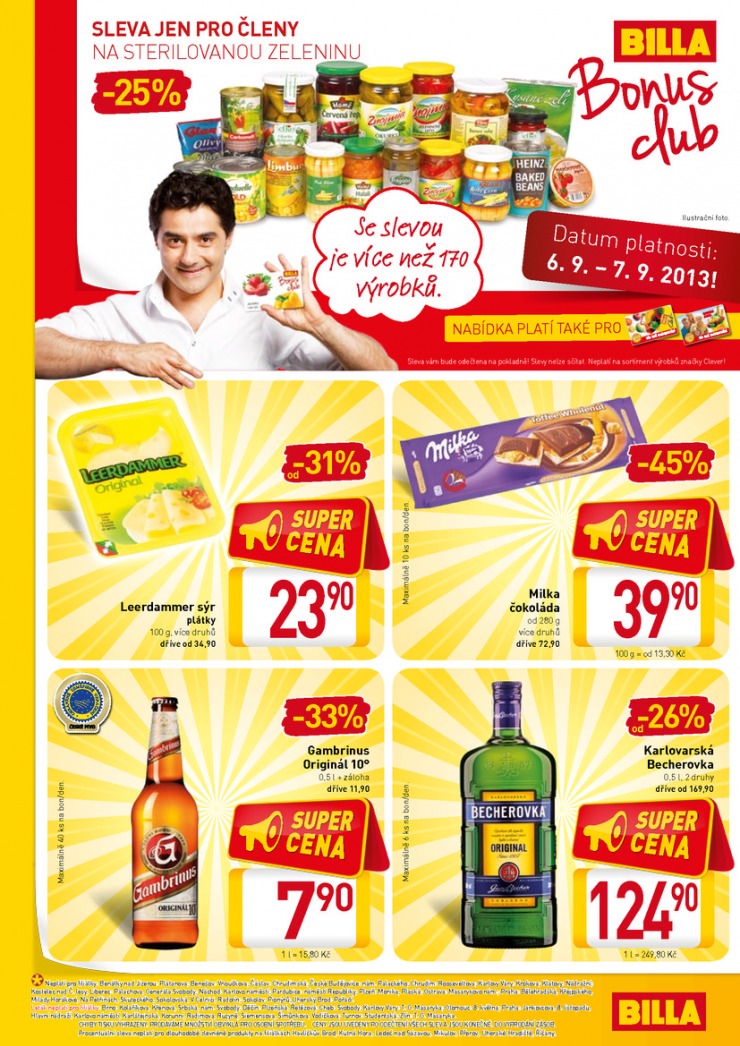 leták Billa velký od 4.9.2013 strana 1 leták Billa velký od 4.9.2013 strana 1