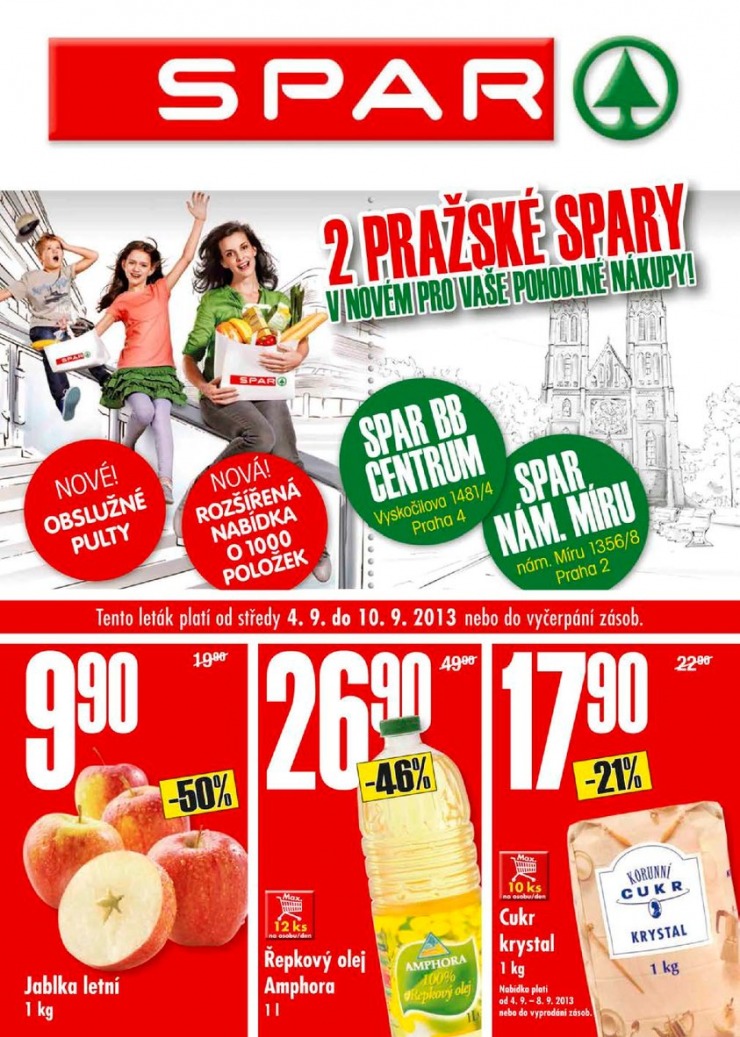 leták Interspar nabídka Spar od 4.9.2013 strana 1 leták Interspar nabídka Spar od 4.9.2013 strana 1