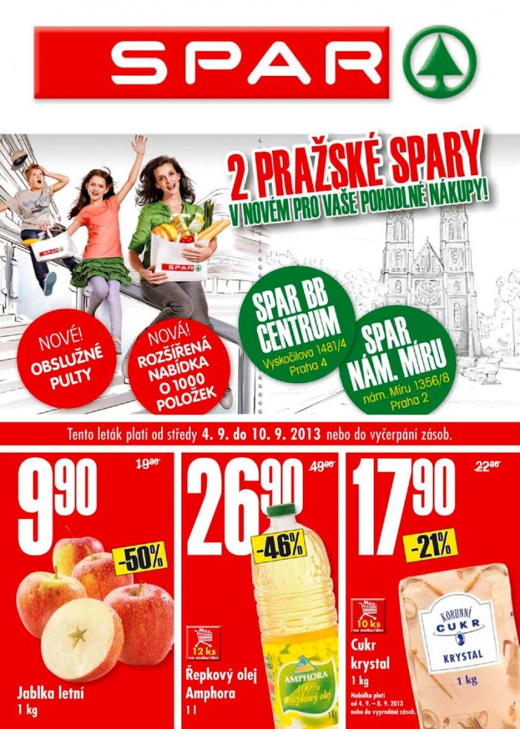 letk Interspar nabdka Spar od 4.9.2013 strana 1