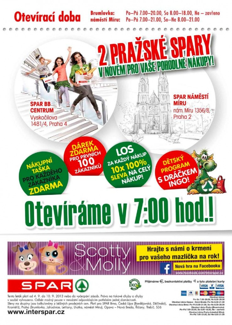 letk Interspar nabdka Spar od 4.9.2013 strana 1