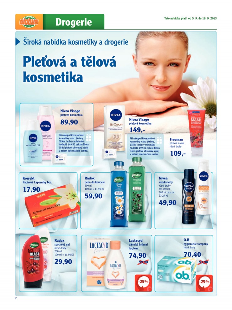 leták Globus Naše noviny od 5.9.2013 strana 1 leták Globus Naše noviny od 5.9.2013 strana 1
