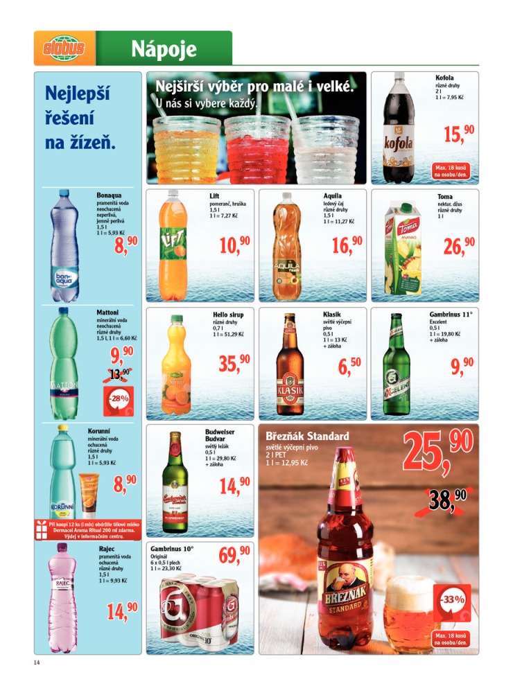 leták Globus Naše noviny od 5.9.2013 strana 1 leták Globus Naše noviny od 5.9.2013 strana 1