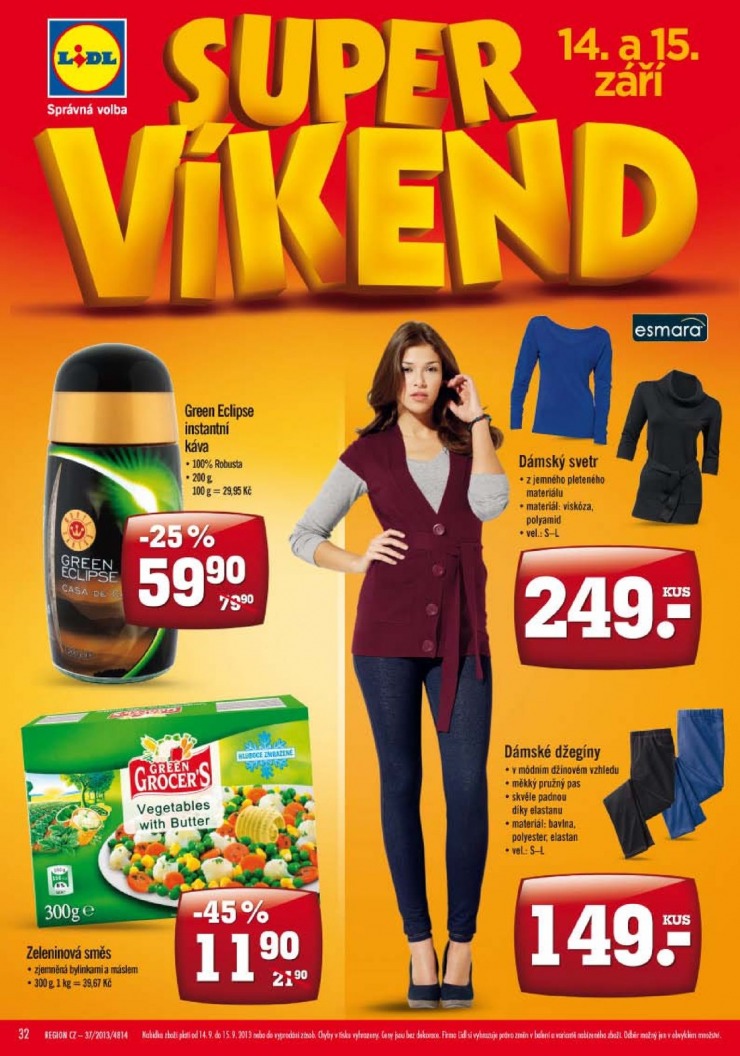 leták Lidl Akční nabídka od 9.9.2013 strana 1 leták Lidl Akční nabídka od 9.9.2013 strana 1