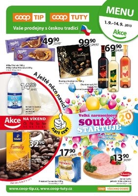 letk COOP Tuty Tip od 1.9.2013 strana 1