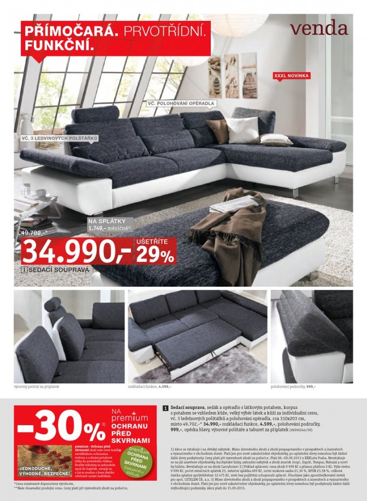 let�k XXXLutz Aktu�ln� prospekt od 6.9.2013 strana 1