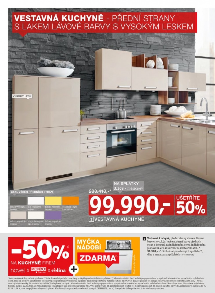 let�k XXXLutz Kuchyn� od 2.9.2013 strana 1