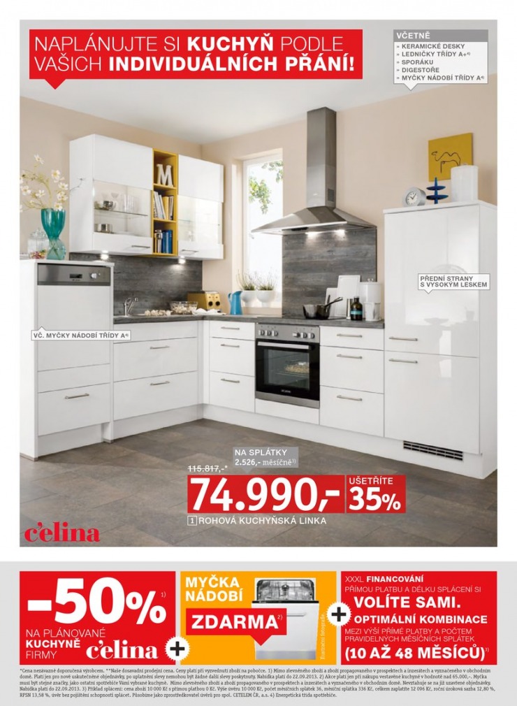 let�k XXXLutz Kuchyn� od 2.9.2013 strana 1
