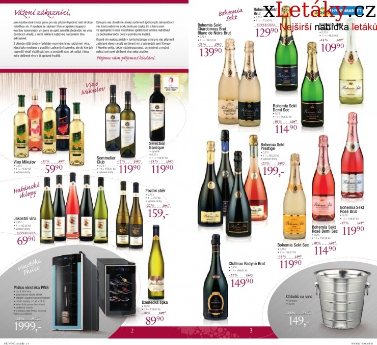 leták Albert Hypermarket - víno akční leták strana 1 leták Albert Hypermarket - víno akční leták strana 1