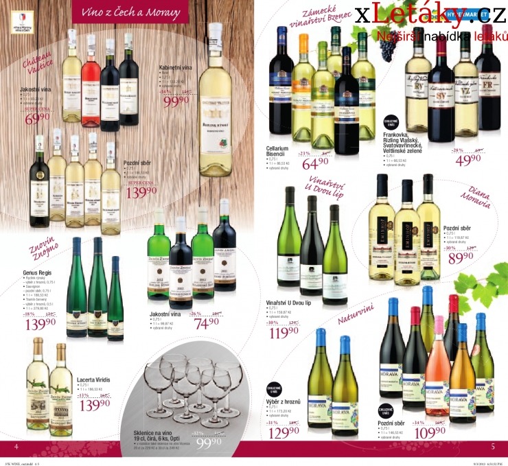 leták Albert Hypermarket - víno akční leták strana 1 leták Albert Hypermarket - víno akční leták strana 1