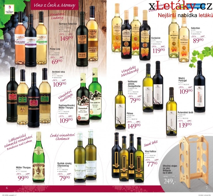 leták Albert Hypermarket - víno akční leták strana 1 leták Albert Hypermarket - víno akční leták strana 1