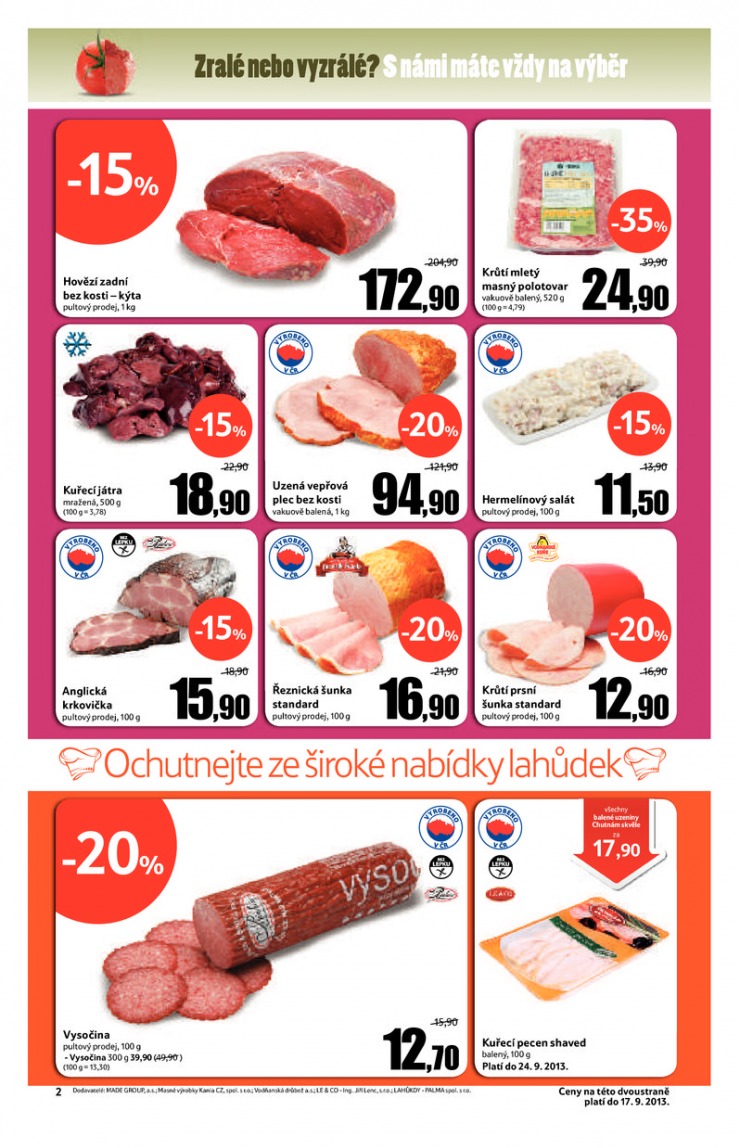 leták Tesco malé hypermarkety od 11.9.2013 strana 1 leták Tesco malé hypermarkety od 11.9.2013 strana 1