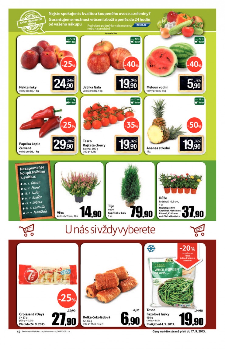 leták Tesco malé hypermarkety od 11.9.2013 strana 1 leták Tesco malé hypermarkety od 11.9.2013 strana 1