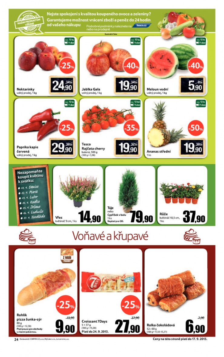 leták Tesco velké hypermarkety od 11.9.2013 strana 1 leták Tesco velké hypermarkety od 11.9.2013 strana 1