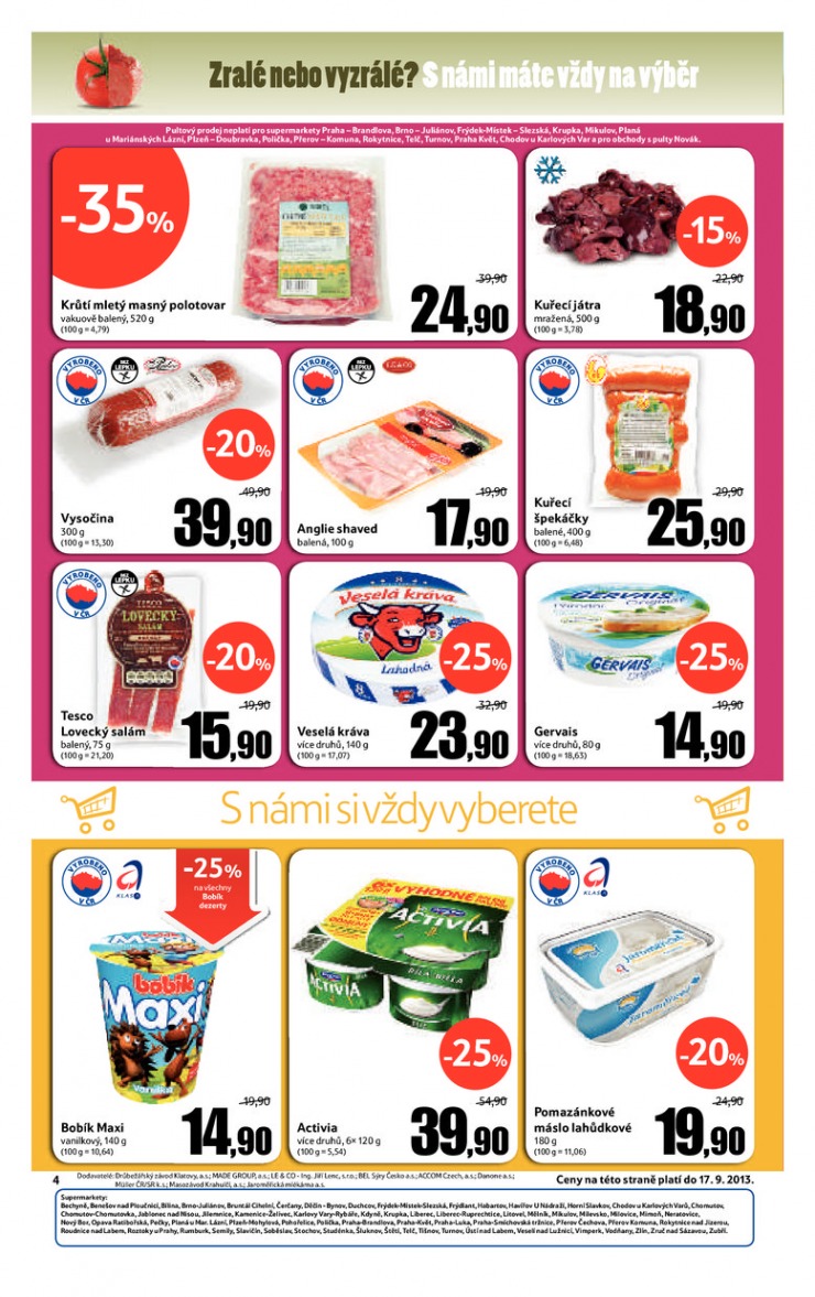 let�k Tesco supermarkety od 11.9.2013 strana 1