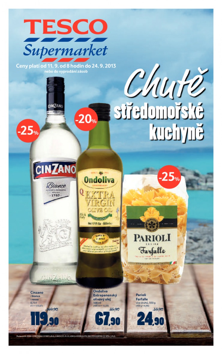 leták Tesco supermarkety od 11.9.2013 strana 1 leták Tesco supermarkety od 11.9.2013 strana 1