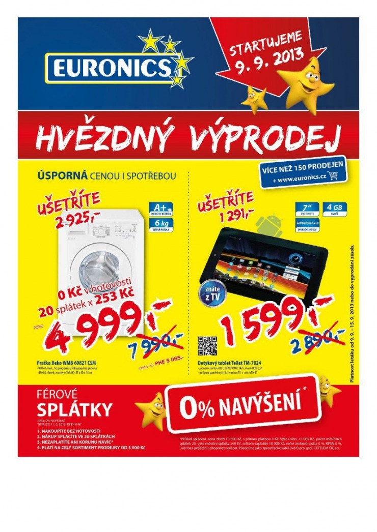 letk Euronics Aktuln letk od 6.9.2013 strana 1