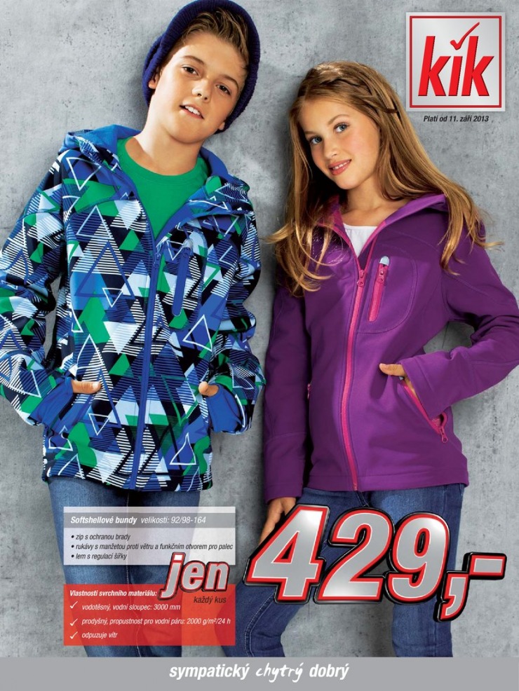 letk Kik textil Prospekt od 11.9.2013 strana 1