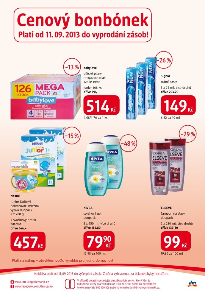 leták DM drogerie Journal 2. část od 11.9.2013 strana 1 leták DM drogerie Journal 2. část od 11.9.2013 strana 1