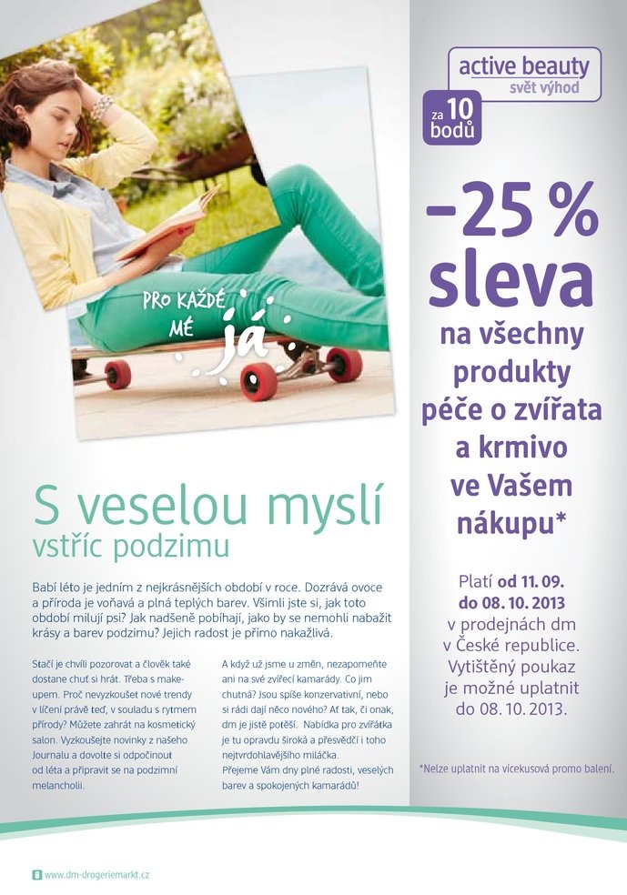 leták DM drogerie Journal od 11.9.2013 strana 1 leták DM drogerie Journal od 11.9.2013 strana 1