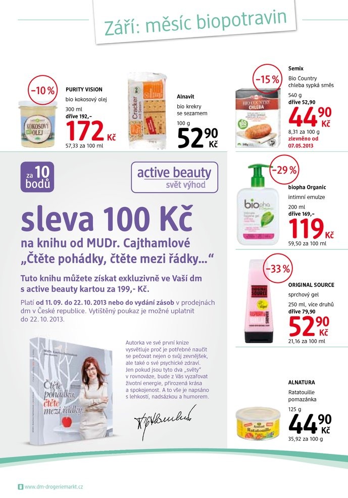 leták DM drogerie Journal od 11.9.2013 strana 1 leták DM drogerie Journal od 11.9.2013 strana 1