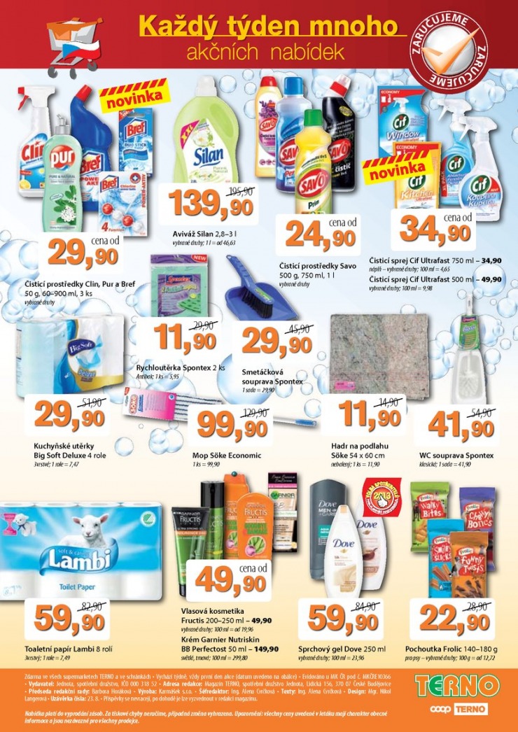 leták COOP Terno od 4.9.2013 strana 1 leták COOP Terno od 4.9.2013 strana 1