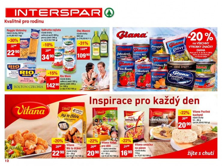 leták Interspar Dodavatelský katalog od 11.9.2013 strana 1 leták Interspar Dodavatelský katalog od 11.9.2013 strana 1