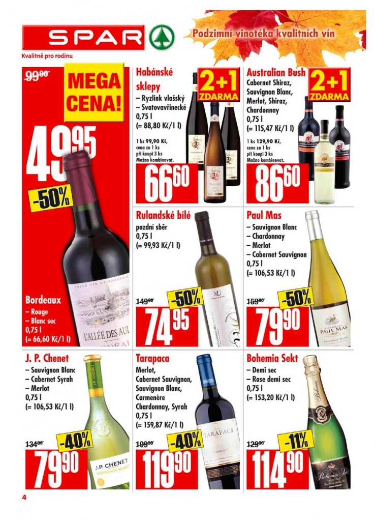 leták Interspar nabídka Spar od 11.9.2013 strana 1 leták Interspar nabídka Spar od 11.9.2013 strana 1