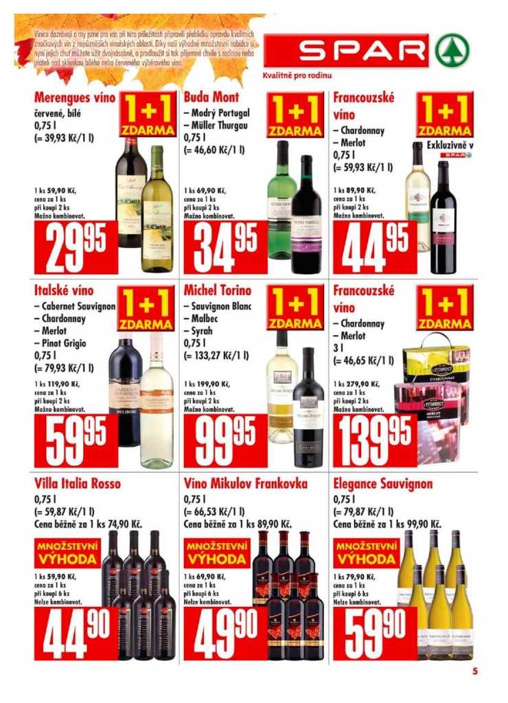 leták Interspar nabídka Spar od 11.9.2013 strana 1 leták Interspar nabídka Spar od 11.9.2013 strana 1