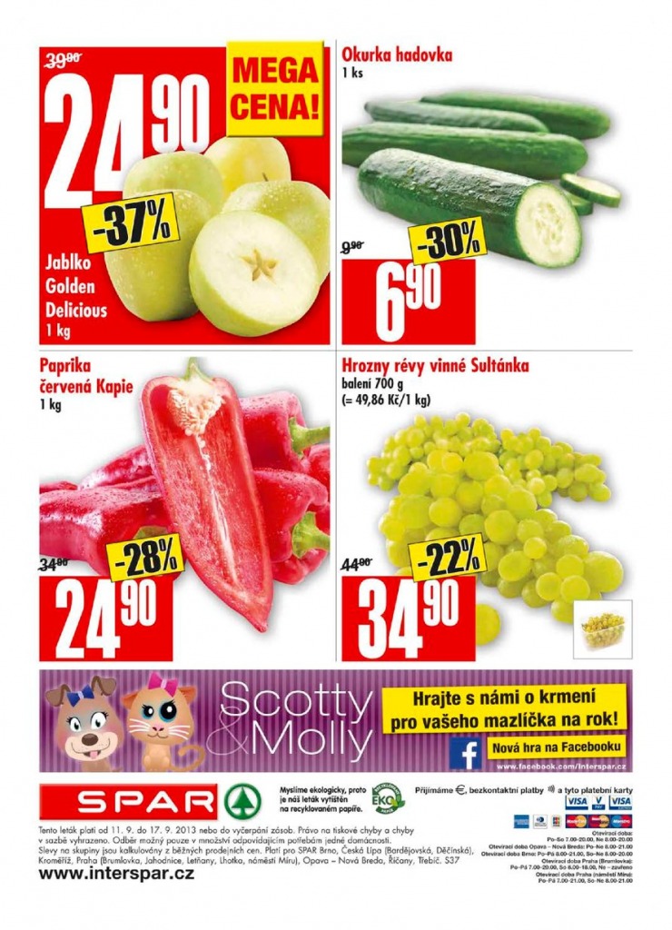 leták Interspar nabídka Spar od 11.9.2013 strana 1 leták Interspar nabídka Spar od 11.9.2013 strana 1