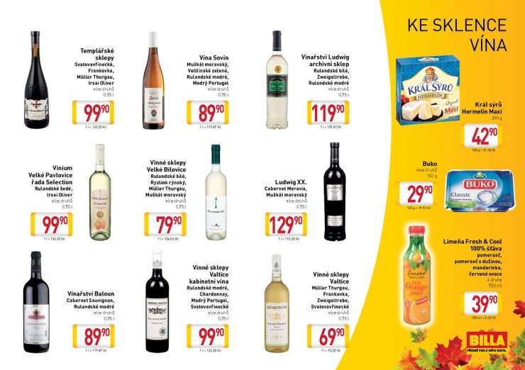 leták Billa Nápojový leták od 9.9.2013 strana 1 leták Billa Nápojový leták od 9.9.2013 strana 1