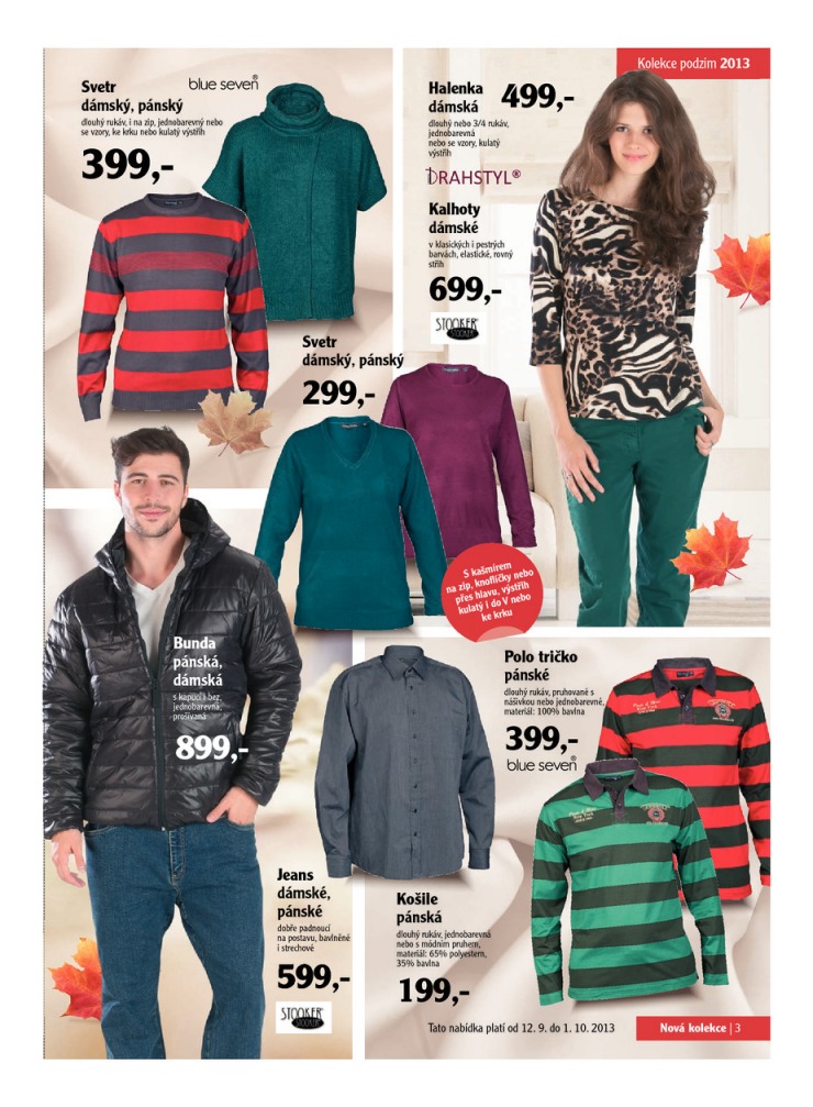 leták Globus Textil od 12.9.2013 strana 1 leták Globus Textil od 12.9.2013 strana 1