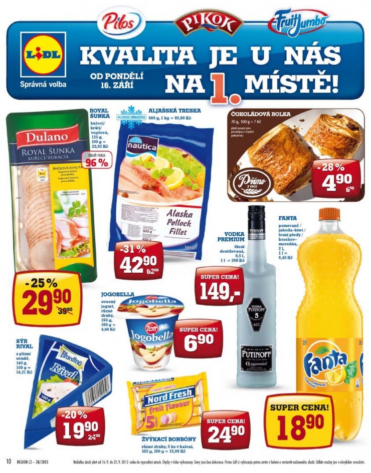 leták Lidl Akční nabídka od 16.9.2013 strana 1 leták Lidl Akční nabídka od 16.9.2013 strana 1