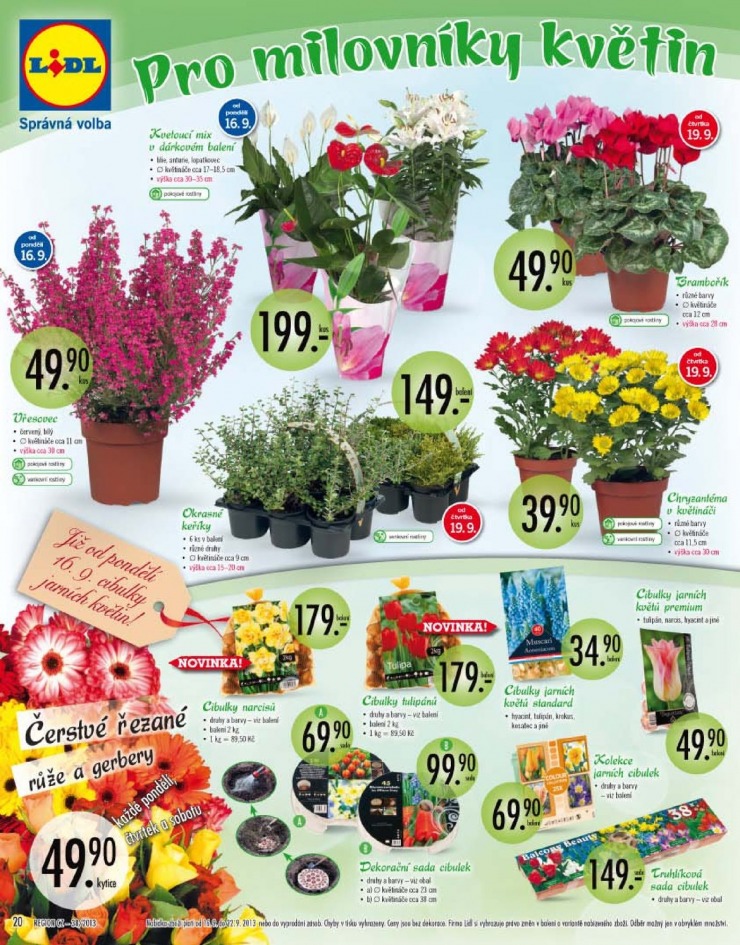 leták Lidl Akční nabídka od 16.9.2013 strana 1 leták Lidl Akční nabídka od 16.9.2013 strana 1
