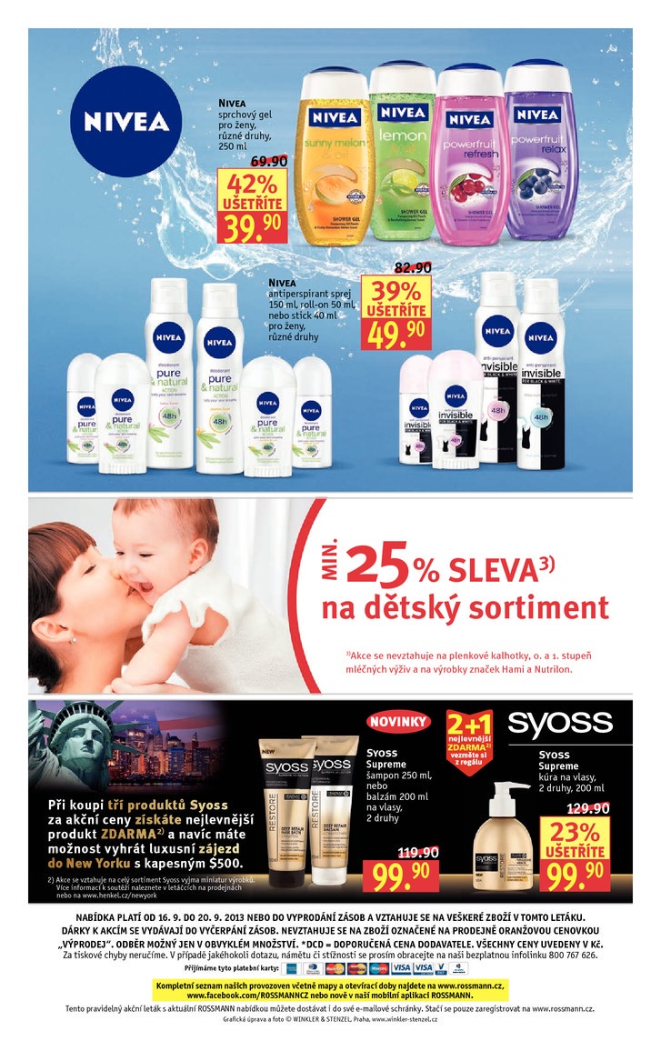 leták Rossmann Leták od 16.9.2013 strana 1 leták Rossmann Leták od 16.9.2013 strana 1