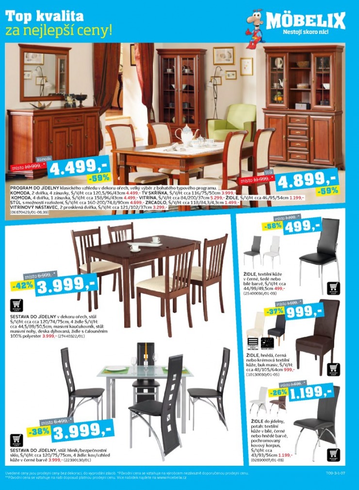 let�k Mobelix Aktu�ln� prospekt od 16.9.2013 strana 1