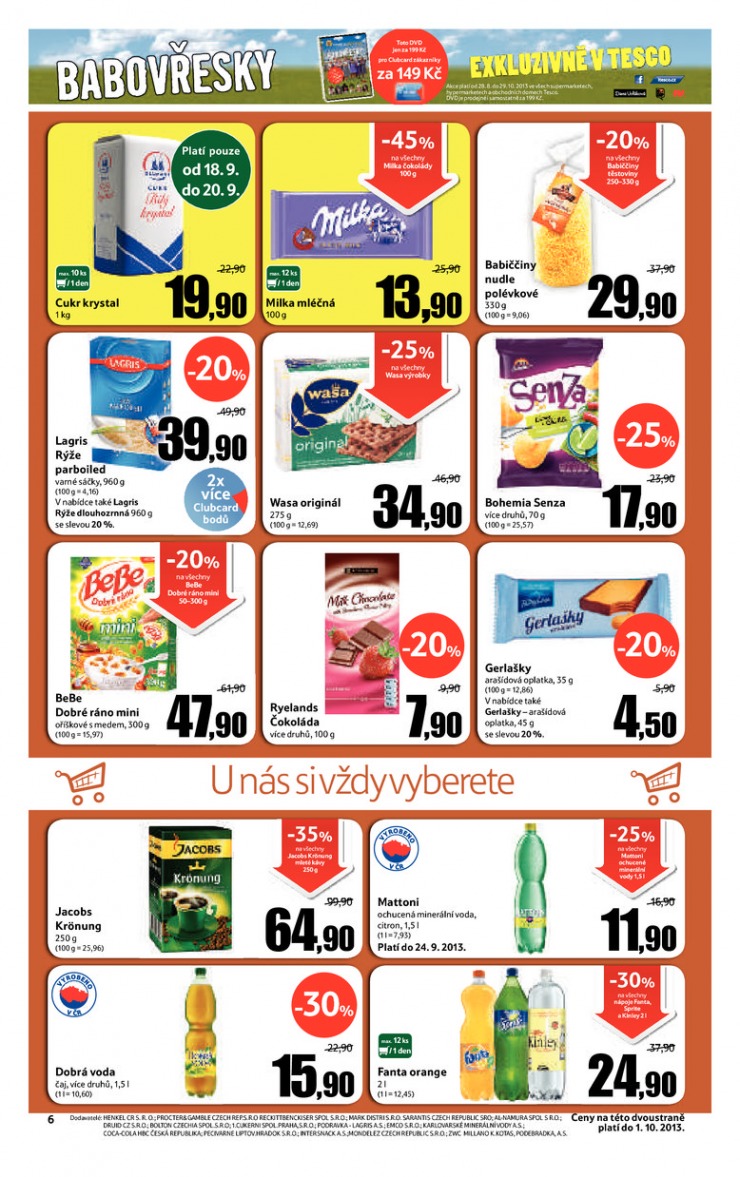let�k Tesco velk� hypermarkety od 18.9.2013 strana 1